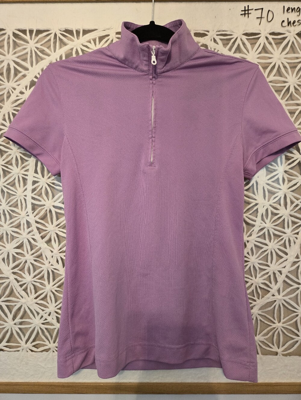 Callaway Golf Quarter Zip Polo Lilac Small | Performance Stretch Top Women’s S